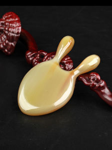 White Buffalo Horn Snail Nose Massage Tool Facial Beauty Nose Bridge Ear Acupoint Stimulation Stick Eye Area Tissue Release Stick