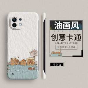 Ultra-Thin Capybara Design Phone Case for Xiaomi 11 Ultra Mi 10s 11 pro Youth Edition Womens Model No-Border Protection Cover