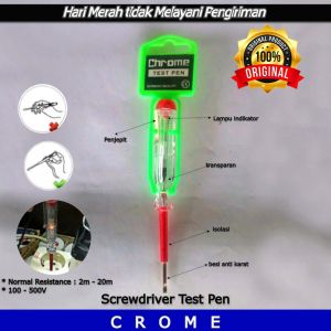 Obeng Tespen Minus CROME Original