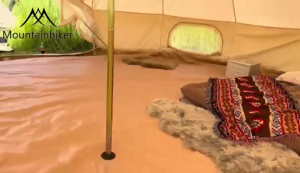 Mountainhikerl Polycotton Bell Tent|3MSizes I Glamping Camping I Breathablefabric | Heat-resistance