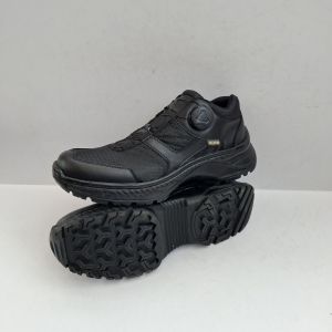 sepatu tali putar black fasionable 074 aleus