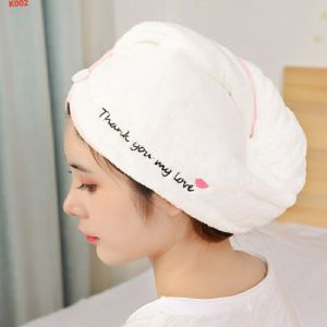 Khăn Quấn Đầu Khăn Ủ Tóc Siêu Thấm Khô Nhanh