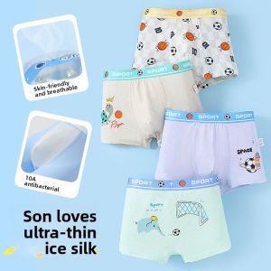 JIFANPAUL | Breathable Boys Underwear Shorts Small to Large Sizes