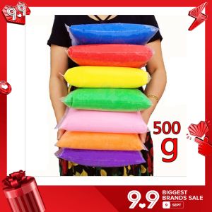 (Siêu quạt) không nướng 500g/túi siêu nhẹ mô hình mềm đất sét plasticine trẻ em tự làm đồ chơi trẻ em học chất nhờn