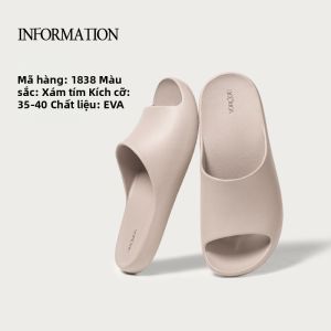 YUANGANG | Dép Đi Trong Nhà Đế Mỏng Thoáng Khí Không Cào Xước Chống Trượt