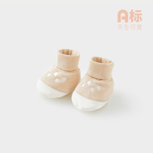 Baby Shoe Covers Spring Autumn Newborn Walking Shoes Protective Footwear Warm Anti-Slip Ideal for Crawling And Learning to Walk