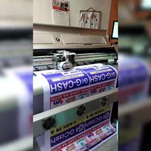 Tarpaulin Signage: 2 in 1 GCash In & Out & E-Loading 18x24 inches 12oz Thickness