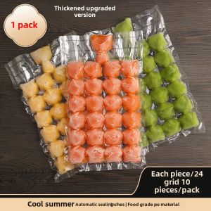 Home Use Silicone Ice Tray Press Type Food Grade with Lid Refrigerator Ice Block Maker Kitchen Cooking Tool Ice Cube Mold