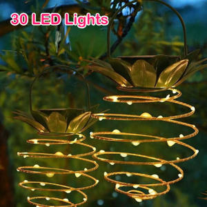 Pineapple LED Solar Lights Waterproof Garden Fairy Light with Hook Raya Lampu Decoration Light