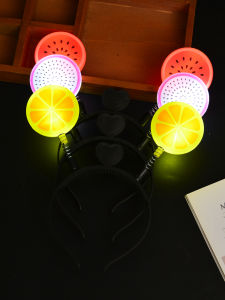 Phụ Kiện Tóc Trang Trí Phát Sáng Hình Quả Dưa Hấu Quả Chanh Quả Dâu Tây Trang Trí Tiệc Sinh Nhật Trang Trí Đầu