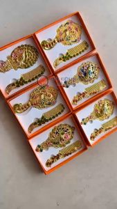 Bộ Gương Lược Cầm Tay Trang Điểm Hầu Đồng Cao Cấp