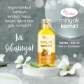 Minyak kemiri penumbuh rambut. 