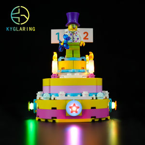 KEYUN | Lego Suitable Birthday Greeting Card Gift LED Light Decorations