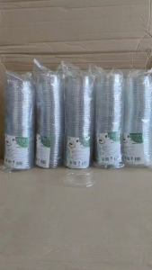 (ชุดละ 5 แพค) ฝาวิปครีม ปาก 95 mm. ไร้ขอบ แพคละ 50 ชิ้น ยี่ห้อฮอร์นบอย