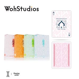 WohStudios | Flower Cut Practice Magic Playing Cards