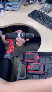 MANSOON Cordless Drill Set Tool with Lithium Battery Rechargeable Impact Driver for Household Use