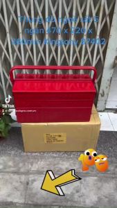 Kingtony 87402/Thùng đồ nghề Thép Đài Loan  5 ngăn 470 x 220 x 260mm