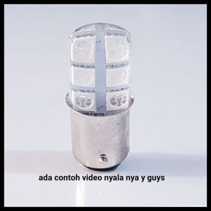 LAMPU STOP BELAKANG LED MOTOR DC 12 VOLT/BOLAM LAMPU REM BELAKANG JELLY LED SEMUA MOTOR NYALA WARNA WARNI