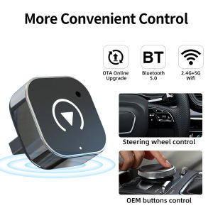 Wireless CarPlay Android Auto Adapter USB Dongle Plug Play Mini Box Universal for Vehicles Smart Connection Device