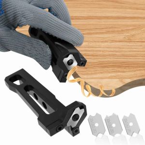 NEW Woodworking Chamfer Plane Edge Banding Arc Trimming Manual Planer Wood Chamfering Fillet Scraper Board Deburring Tool