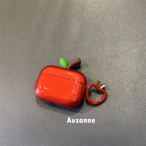 Cute Semi-Transparent 3D Apple Bluetooth Protective Case for AirPods pro 3 Generation 2 Generation Apple 4 Headset Shell