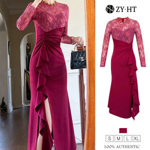 EraVogue เดรสผู้หญิง เดรสผักแดง เดรสแขนยาว เดรสลายดอก เดรสลูกไม้ เดรสไฮโซ เดรสวินเทจ เดรสออกงาน เดรสปาร์ตี้ เดรสฝรั่งเศส