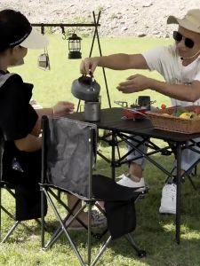 🔥Ready Stock🔥Outdoor Folding Camping Table Big/Mmall Size Portable Small Foldable Camping Table BBQ Picnic Table露营桌