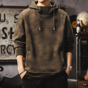 Vintage Trendy Hooded Sweatshirt