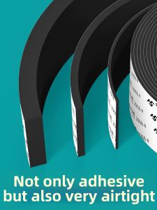 Mileqi | Waterproof Black Adhesive Sealing Strip Foam Cushion