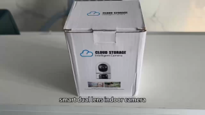 Camera WiFi Trong Nhà 2 Mắt Siêu Nét Giám Sát 2 Màn Hình Cùng Lúc Xoay 360 Độ Đàm Thoại 2 Chiều Báo Động Thông Minh App O-KAM Pro Thích Hợp Cho Văn Phòng/Phòng Khách
