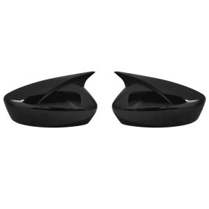 2Pcs Replacement Car Rearview Mirror Cover For Mazda 6 Atenza 2017-2021 Carbon Fiber Look