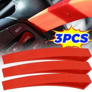 3PCS Car Window Dent Repair Plastic Red Car Universal Crowbar Enlarger Door Recess Body Window Door Wedge Remove Repair Hand Tools