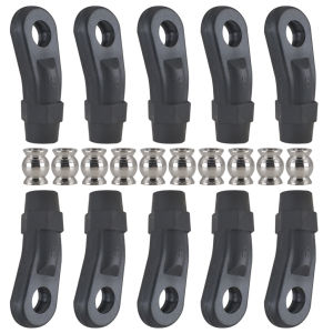 10pcs Plastic M3 Rod End Link Linkage Balls Joint Head For 1/10 Rc Car Crawler Axial Scx10 Ii 90046/47 Traxxas Trx4 Trx6 Rgt