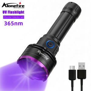 Alonefire SV83 30W UV Flashlight Black Light Rechargeable 365nm Ultraviolet Money Pets Stain Marker 21700 Alonefire Sv53 Alonefire Sv74 - Lazada