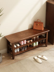 TINGXU | Storage Wooden Shoe Bench