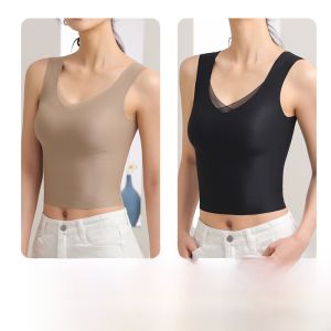 MiiOW | Catwoman One-Piece Vest Strapless Womens Summer Seamless With Chest Pad No Bra Needed Backless Top Versatile Solid Color