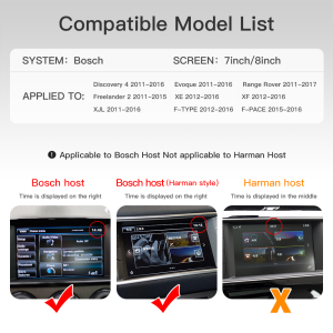 Wireless Carplay Android Auto For Land Rover Jaguar Bosch Discovery4 Evoque Freelander2 XE XF XJL Mirroring Decorder AirPlay