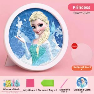 DIANDIANHUA | Elsa Princess Full Drill DIY Diamond Painting Kit Educational Toy