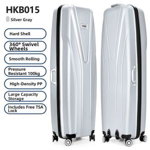 PGM GOLF | Womens Golf Travel Case Hard Shell with Wheels