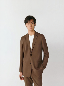 ICICLE | Wool Twill Casual Suit Jacket for Men