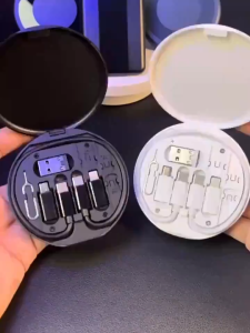 6 In 1 Multifunction Storage Box Fast Charging Data Cable With Storage Box Organizer Removal Pin Set Electronic Gadgets