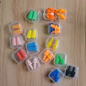 Nút Tai Chống Ồn Cách Âm Khi Ngủ Silicon Mềm Bịt Bảo Vệ Tai Chống Nước Bơi Lội Có Hộp Nhựa