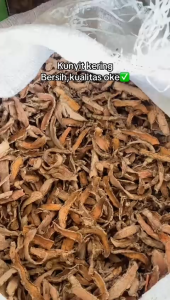 Kunyit Kering Iris / Kunir Kunyit Rajang Tangan Manual Turmeric Curcuma Bumbu Dapur Rempah Herbal JSR 100% Premium Quality