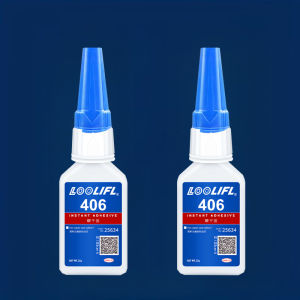 LOOLIFL | Keo Dán Siêu Dính 406 Cyanoacrylate 17ml Trong Suốt Độ Bám Dính Mạnh Dùng Cho Nhựa Cao Su Kim Loại Gỗ Gốm Khô Nhanh Keo Sửa Chữa