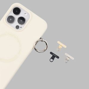 Ultra-Thin Stainless Steel Phone Stand Silent Hole Miniature Phone Charm Alloy Material Mobile Phone Holder Premium Quality