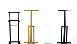 Advertise KT board Holder Pedestal Sign Baner Stand Swivel Sign Display Stand Rack 360 turning Shop Display Supermaket Display Stand for clothes store