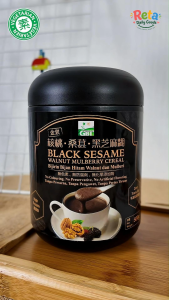 Black Sesame Walnut Mulberry Cereal 500g - Natural grains mix - Suitable for pregnant women and children - Enhances memory - No preservatives or artificial flavors