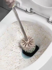 COZII ที่ขัดส้วม แปรงขัดชักโครก ไม้แปรงขัดส้วม การออกแบบท่อระบายน้ำ จะไม่หยด Toilet Brush