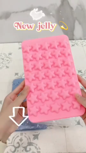 Cetakan Es Batu Bintang Isi 35 GRID Ice MOLD Cetakan Jelly Cetakan Puding / Jelly star-  ( BOS )