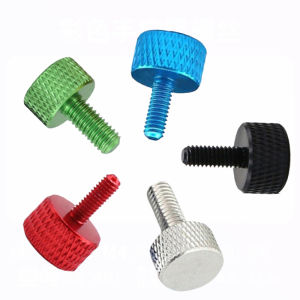 10 Chiếc M3/M4 * 12 Mm Nhiều Màu Sắc Có Khía Hợp Kim Nhôm Ngón Tay Cái Ốc Vít Cho Khung Xe Máy Tính Tấm Bên DIY Tay Se Khít Gia Công Kim Loại